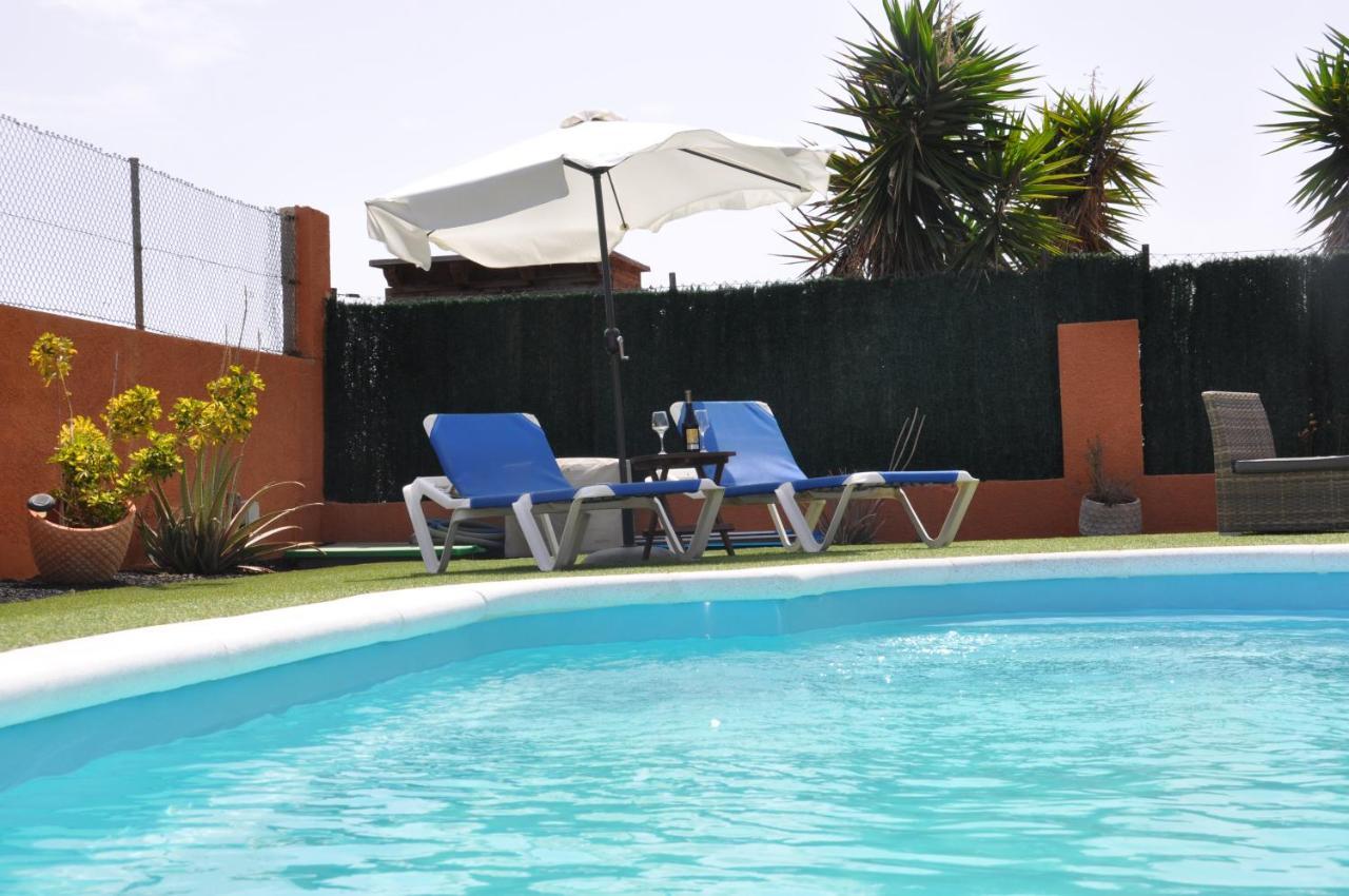 ECO Villa White Suite with climatized pool Caleta De Fuste Esterno foto