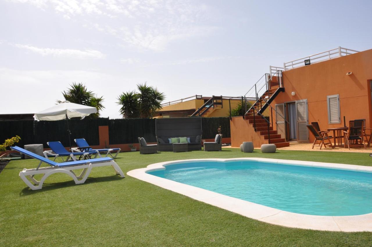 ECO Villa White Suite with climatized pool Caleta De Fuste Esterno foto