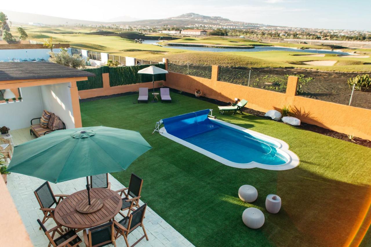ECO Villa White Suite with climatized pool Caleta De Fuste Esterno foto
