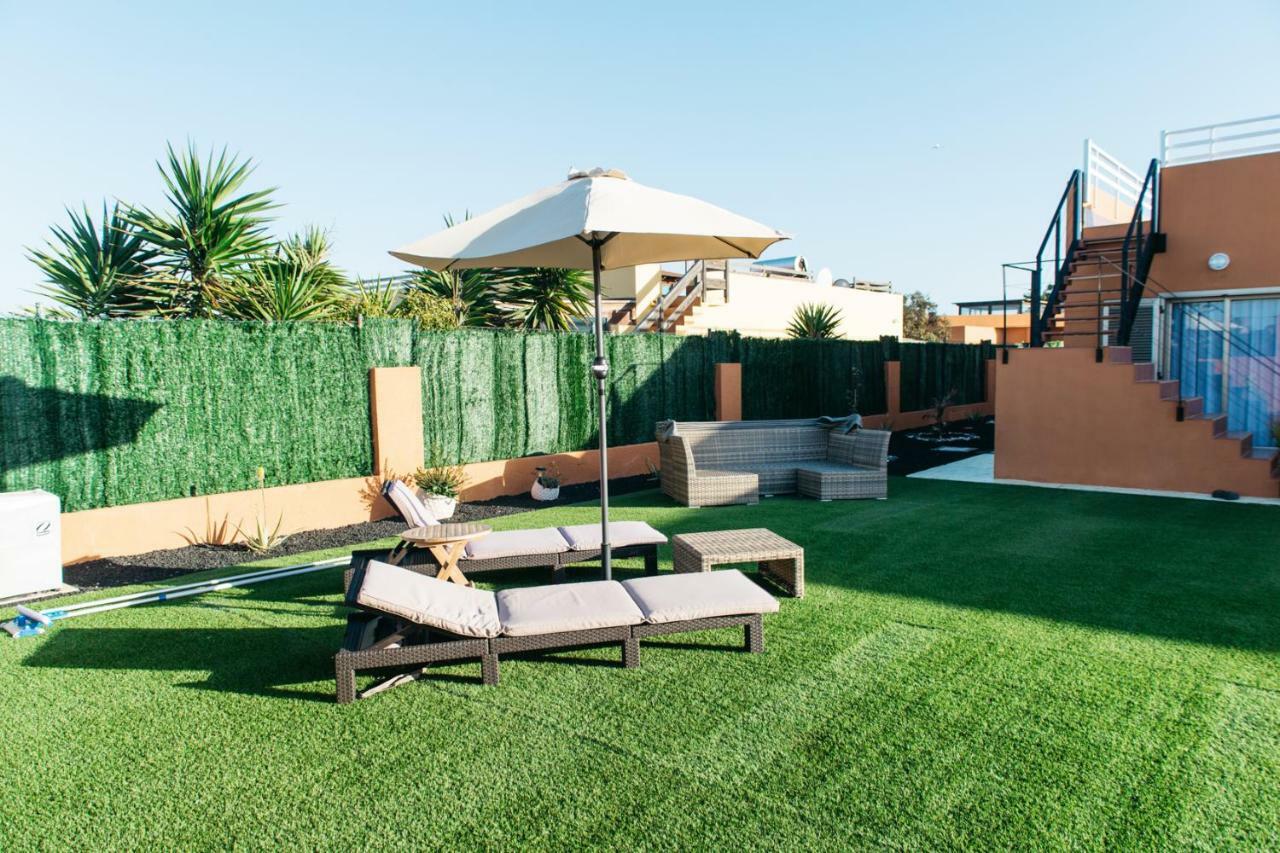 ECO Villa White Suite with climatized pool Caleta De Fuste Esterno foto