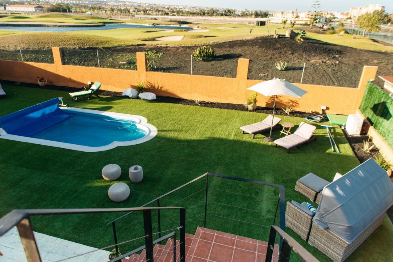 ECO Villa White Suite with climatized pool Caleta De Fuste Esterno foto